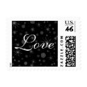Love In Winter Postage Stamp