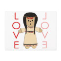 Love Indian Doll postcards by dollfriends Love Indian Doll postcards