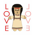 Love Indian Doll t-shirts by dollfriends Love Indian Doll t-shirts