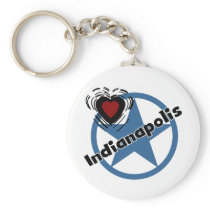 Love Indianapolis Key Chain