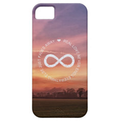Love Infinity pink sunset iPhone 5 Cover