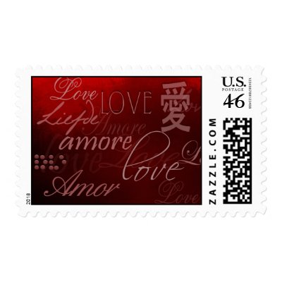 Love International Style Stamp