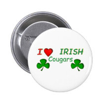Love Irish Cougar buttons