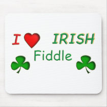 Love Irish Fiddle mousepads