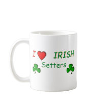 Love Irish Setter mugs