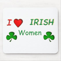 Love Irish Women mousepads