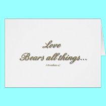 "Love is...." ( 1 Corinthians 13 ) cards by Artists4God "Love is...." ( 1 Corinthians 13 ) cards