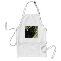 Love Is A Black Pup Aprons
