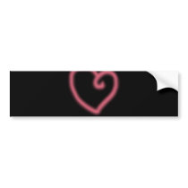 Love is a blur. bumper sticker