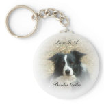 Love is a Border Collie Key Chains