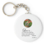 Love is a Canvas keychains
