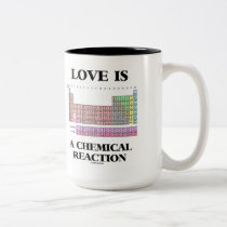 Love Is A Chemical Reaction (Periodic Table) Coffee Mug