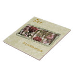 Love is a Garden We Grow Roses Ceramic Tiles