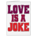 Love is a Joke cards