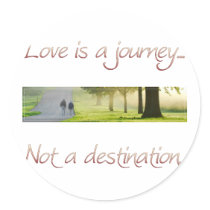 Love is a Journey stickers