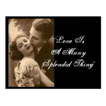 "Love Is A Many Splendid Thing" Postcard