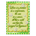 Love is a promise in a compromise cards