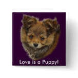 LOVE IS A PUPPY Gift Series buttons