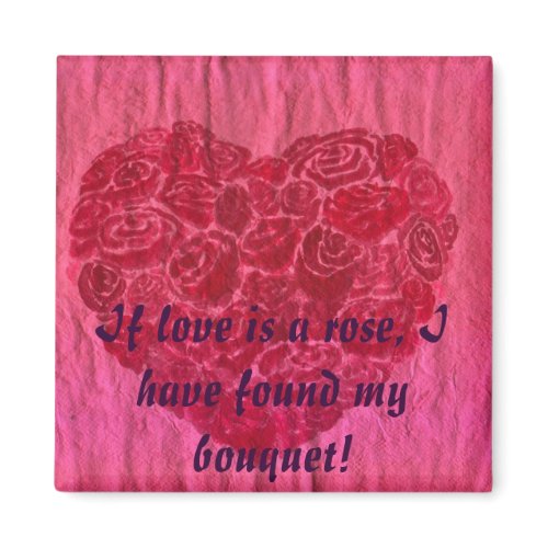 Love is a Rose magnet