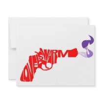 Love is a warm gun invitations by anotherroundofbeer Love is a warm gun invitations
