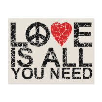 Love is All Postcard