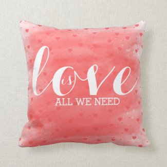 Love Is All We Need Pillow