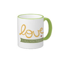 love is all you need coffee mugs
