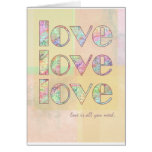 Love is all you need greeting cards