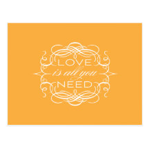 Love is All You Need Postcard