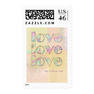 Love is all you need stamp