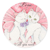 Love is all you need sticker sticker