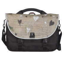 Love Is Black And White Laptop Computer Bag