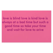 love is blind love is kind love is always at a ... stationery