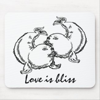Love is bliss mousepad