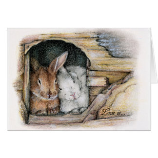Bunny Valentine Cards | Zazzle