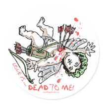 Love is Dead to Me Anti Love Gear Sticker
