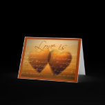 Love is ... elegant heart card