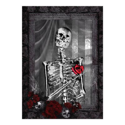 Love Is Eternal Gothic Wedding Invites