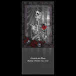 Love Is Eternal Gothic Wedding Menu Rack Card