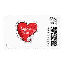 love is evil postage