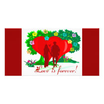 LOVE IS FOREVER PHOTO CARD photo cards by Baysideimages LOVE IS FOREVER PHOTO CARD photo cards