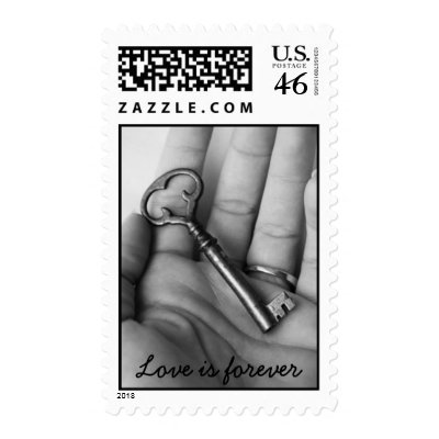 Love is forever postage stamps