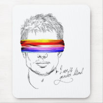 Love Is Gender Blind Mouse Pads