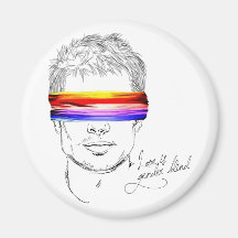 Love Is Gender Blind Refrigerator Magnet