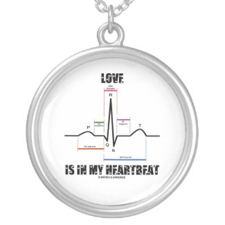 Love Is In My Hearbeat (ECG/EKG Electrocardiogram) Necklaces