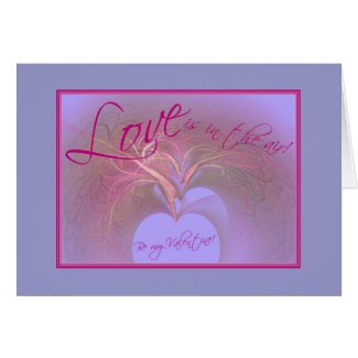 LOVE IS IN THE AIR card