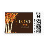 "Love is in the air" Fall Wedding Invitation Stamp