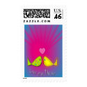 Love is in the air - fish in love stamp
