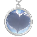 Love is in the Air: Heart Shaped Cloud: Necklace