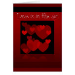 Love is in the Air Hearts Card